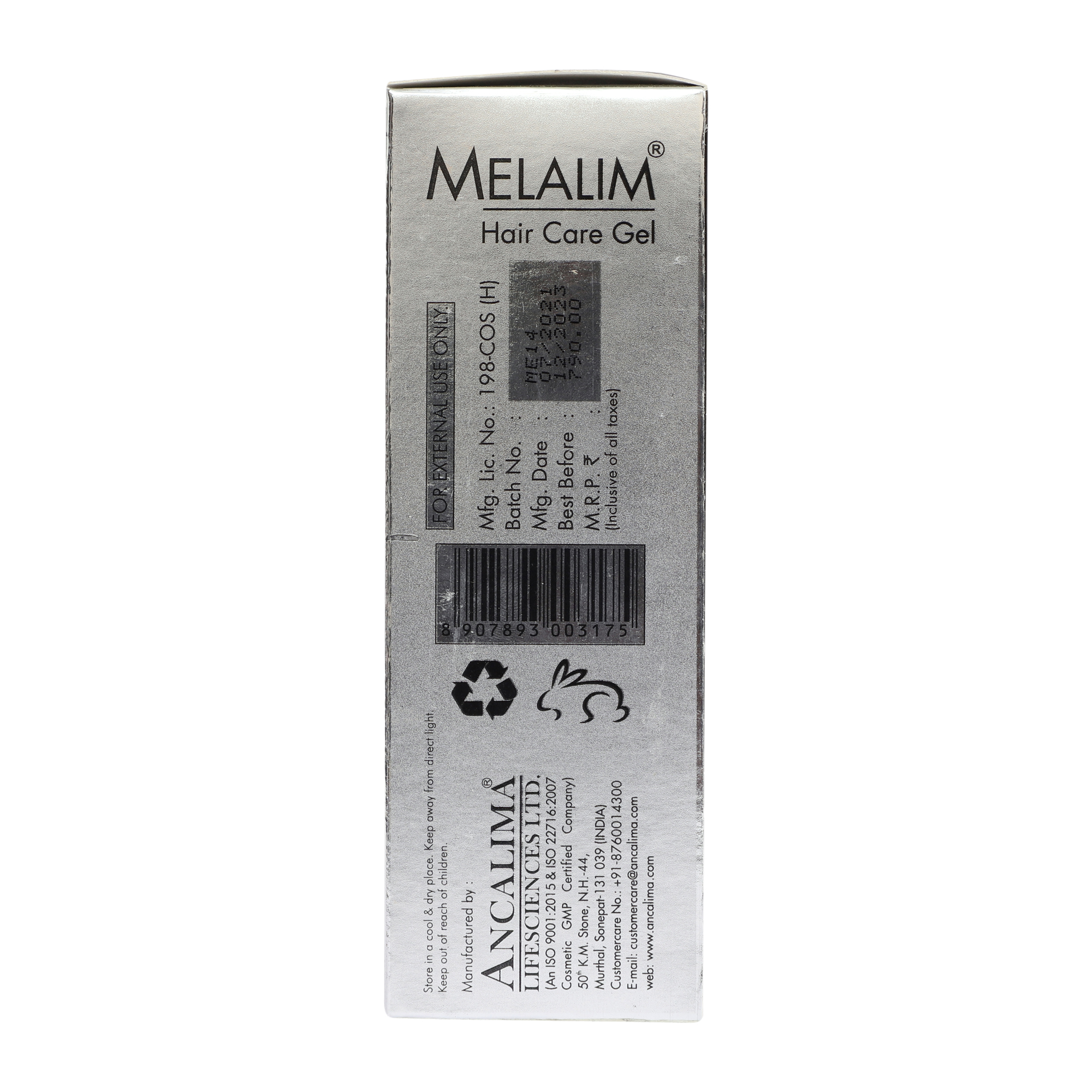 Melalim Premature Anti Grey Hair Gel 60gm - Gallery Image