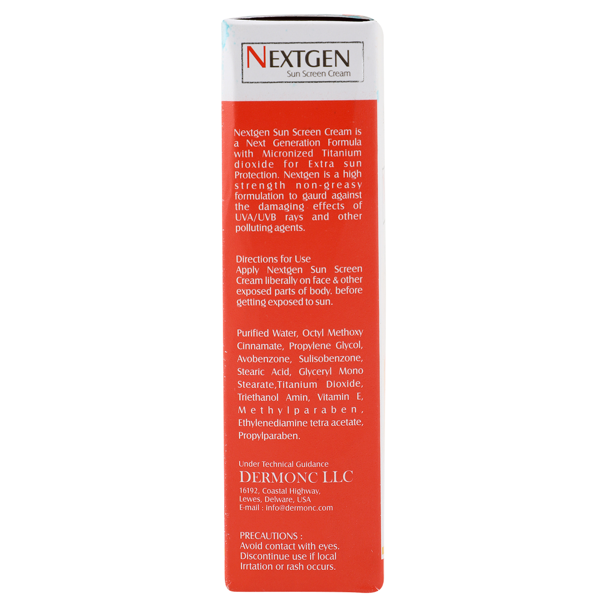 Nextgen SPF50+ Sunscreen Cream 75gm - Gallery Image