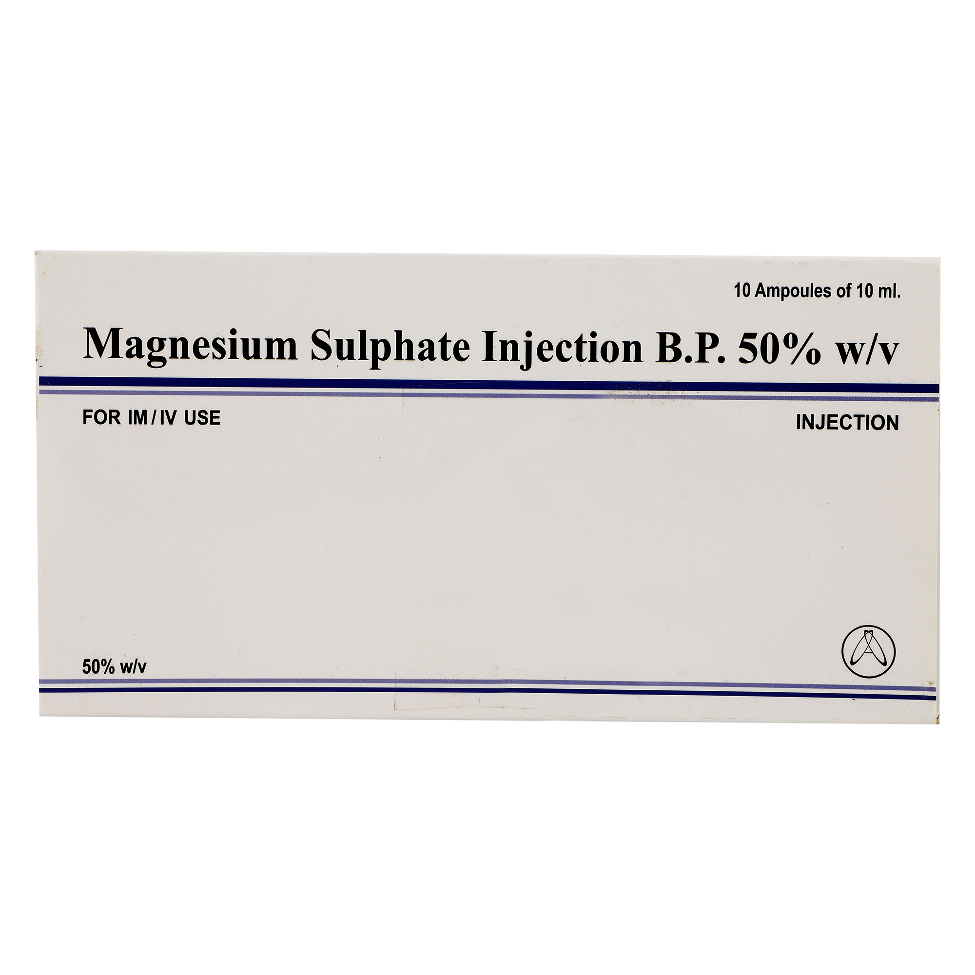 Image of Magnesium Sulphate Injection BP 50% w/v 10ml