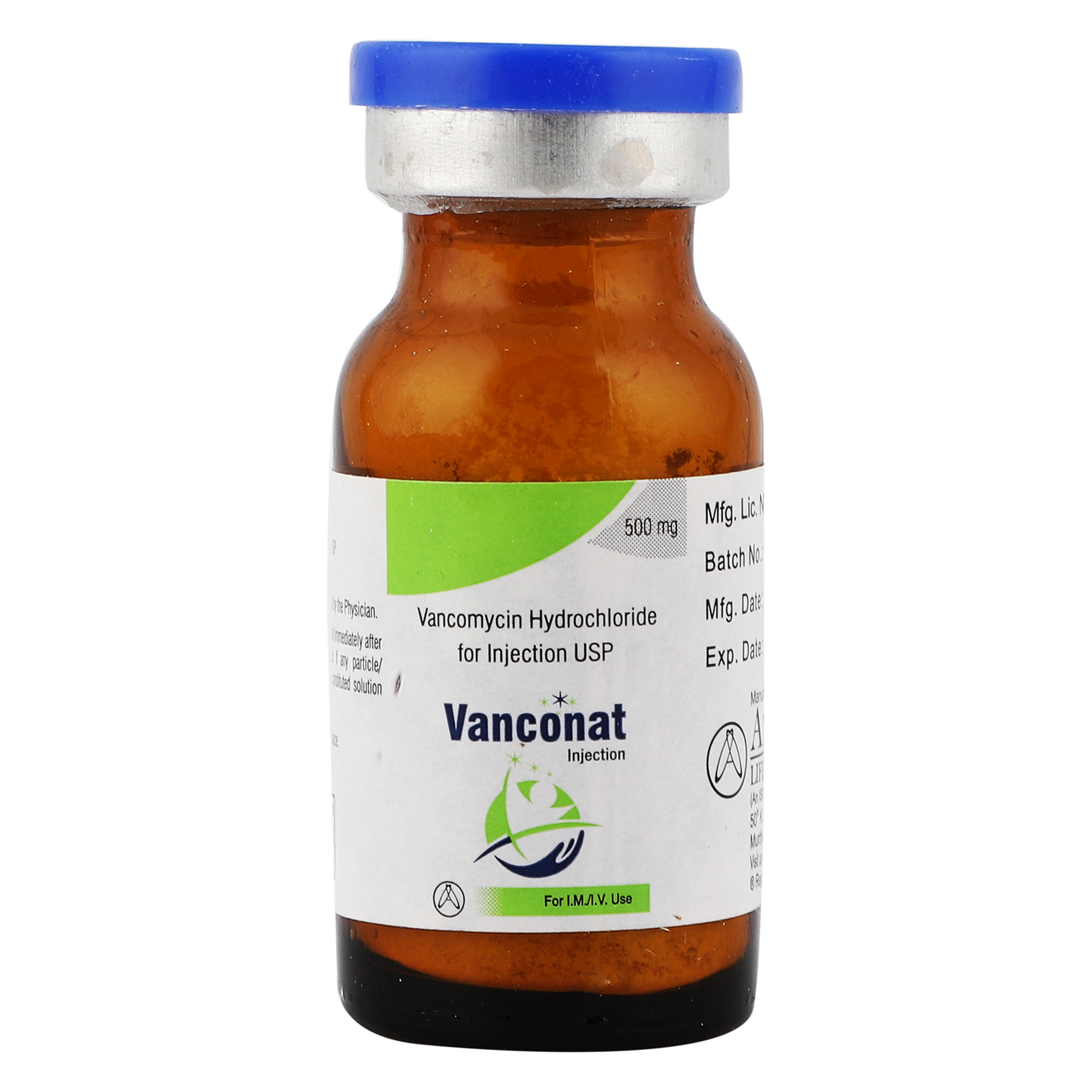 Image of Vancomycin Hydrochloride for Injection USP 500mg