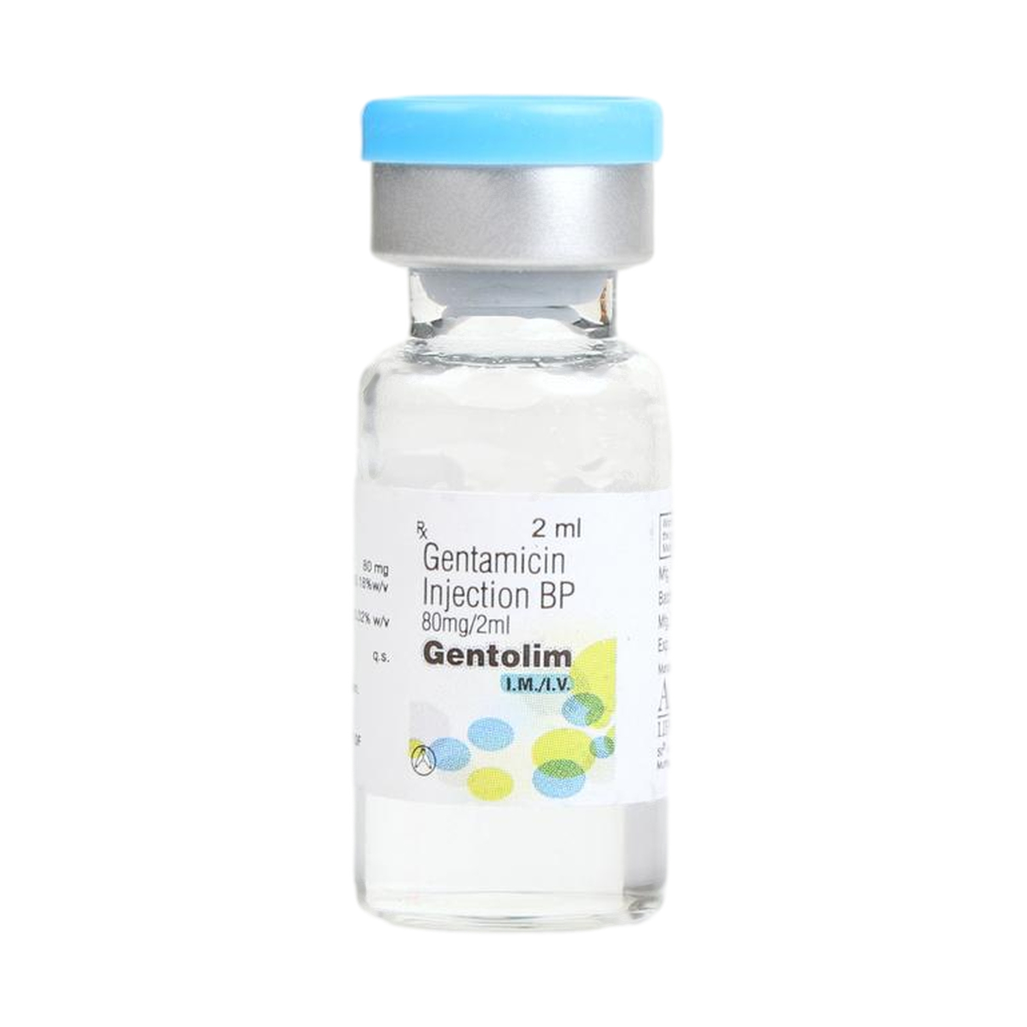 Image of Gentamicin Injection B.P. 2ml (80mg/2ml)
