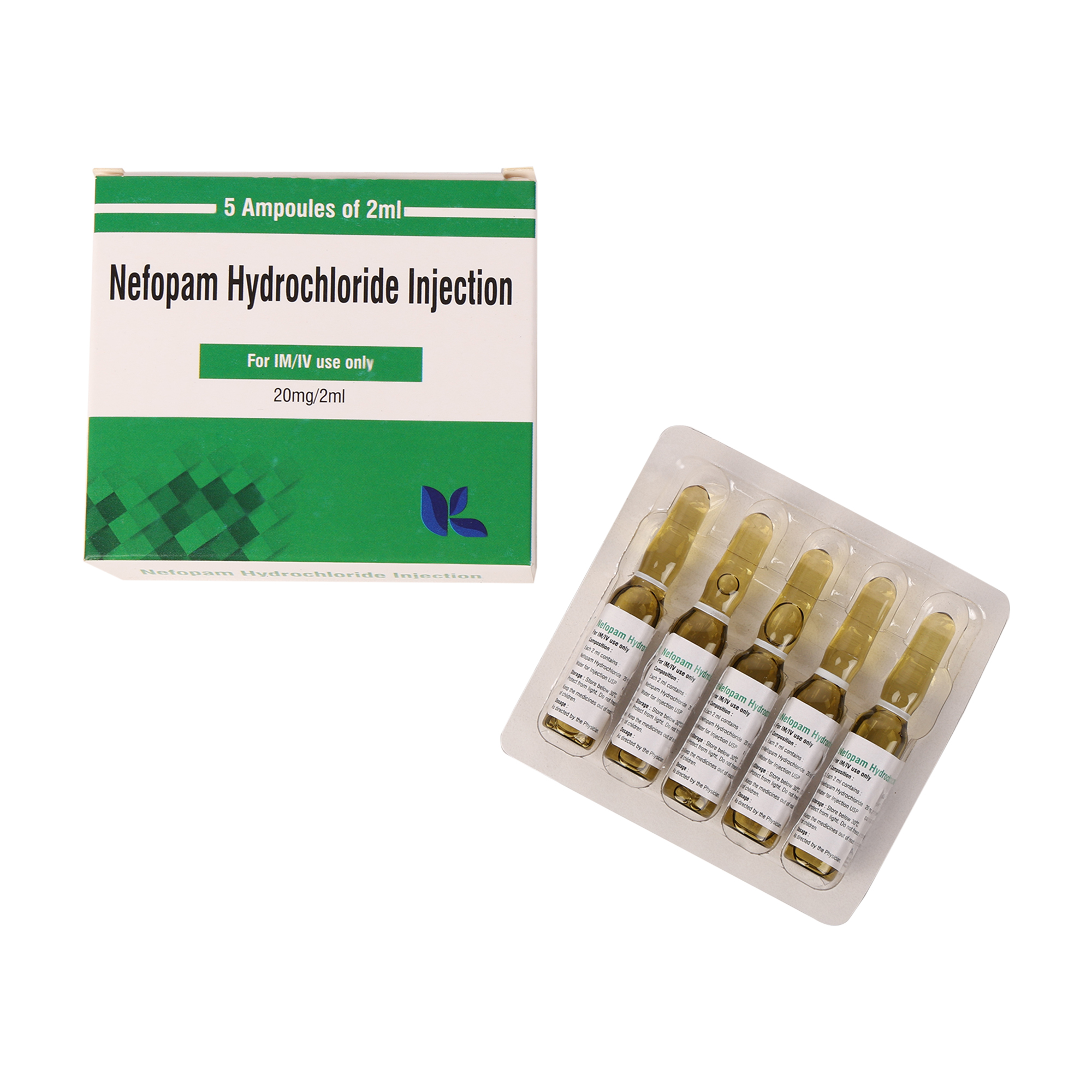 Thumbnail for Nefopam Hydrochloride Injection 20mg/2ml