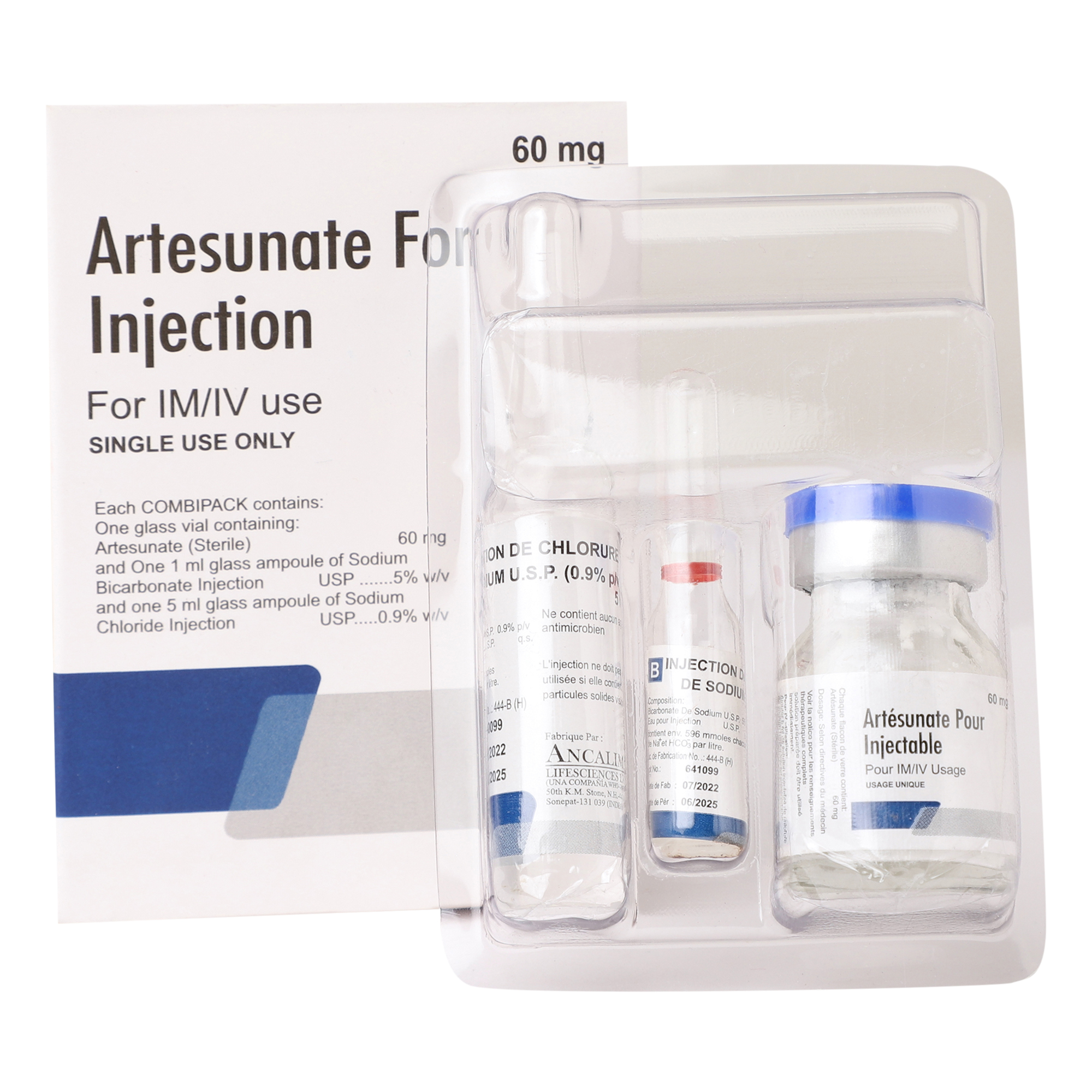 Thumbnail for Combipack of Artesunate for Injection 60mg