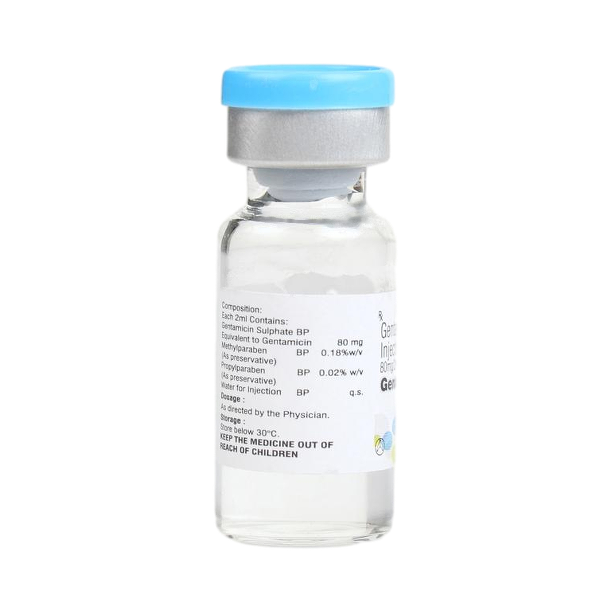 Thumbnail for Gentamicin Injection B.P. 2ml (80mg/2ml)