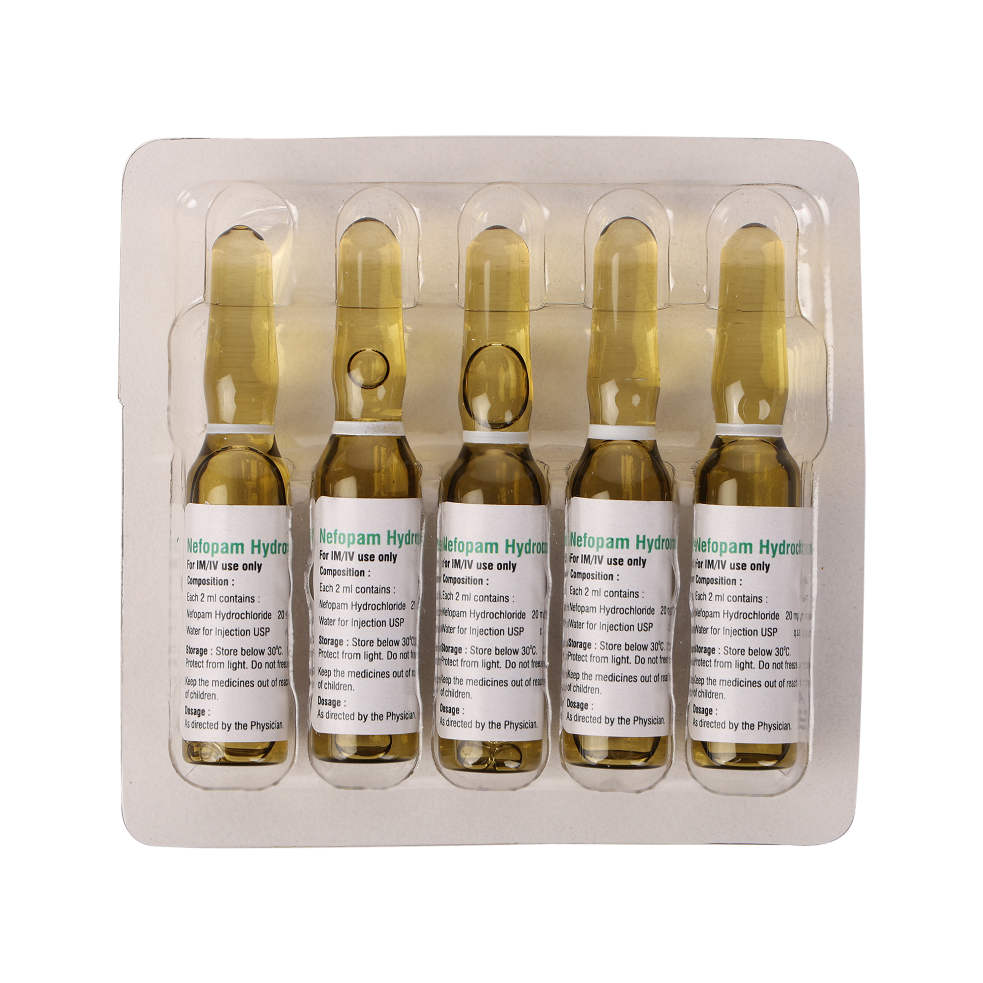 Thumbnail for Nefopam Hydrochloride Injection 20mg/2ml