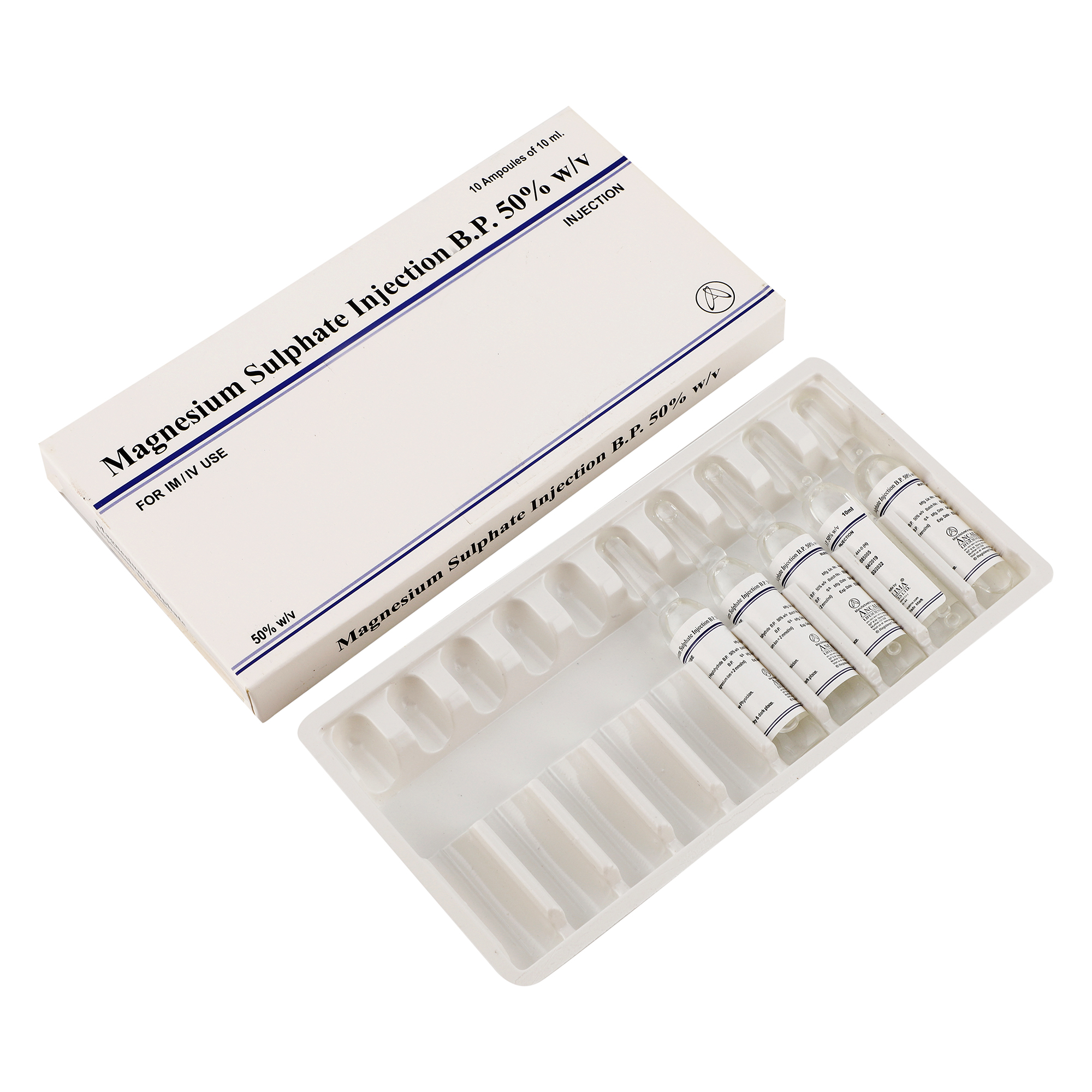 Thumbnail for Magnesium Sulphate Injection BP 50% w/v 10ml