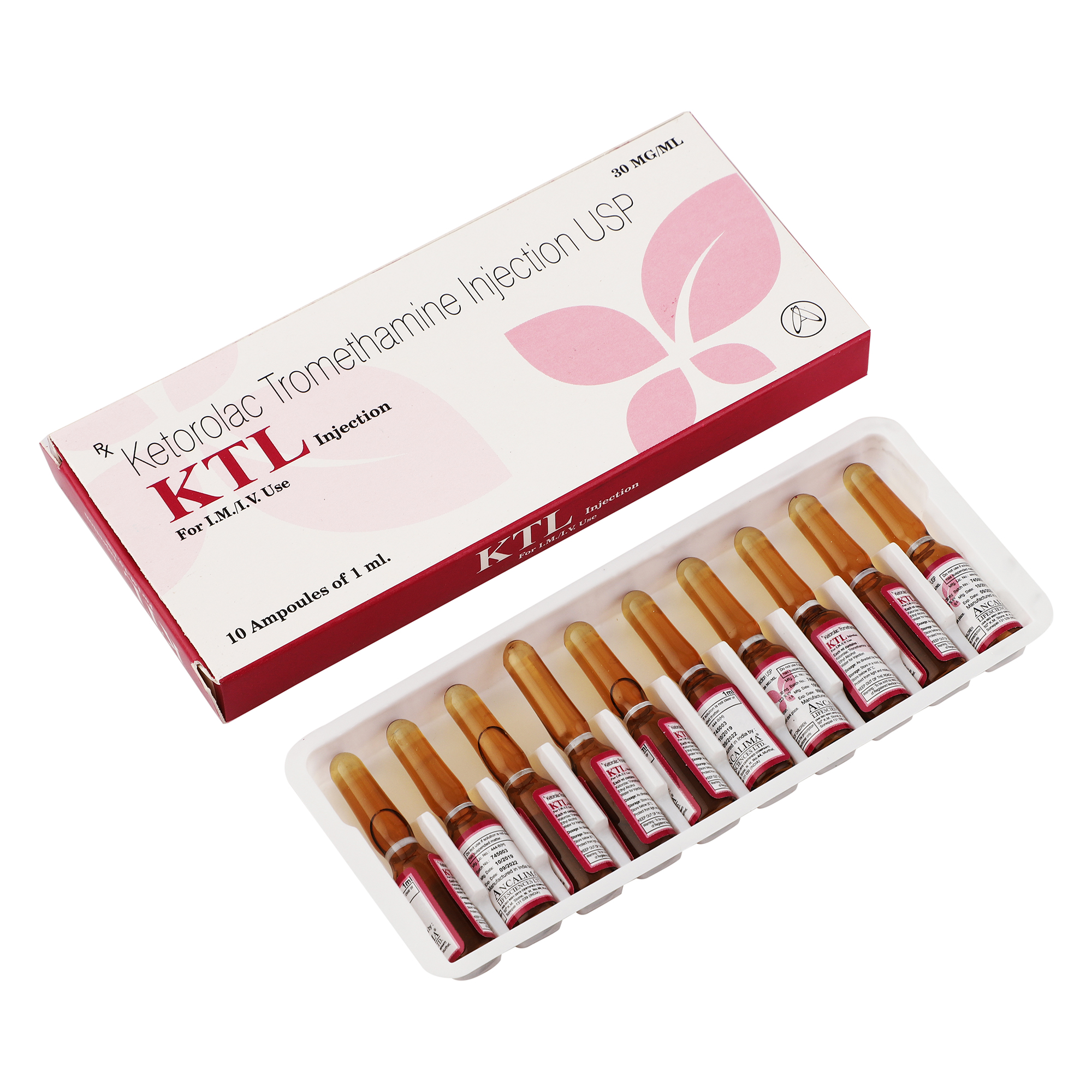 Thumbnail for Ketrolac Tromethamine Injection 30mg/1ml