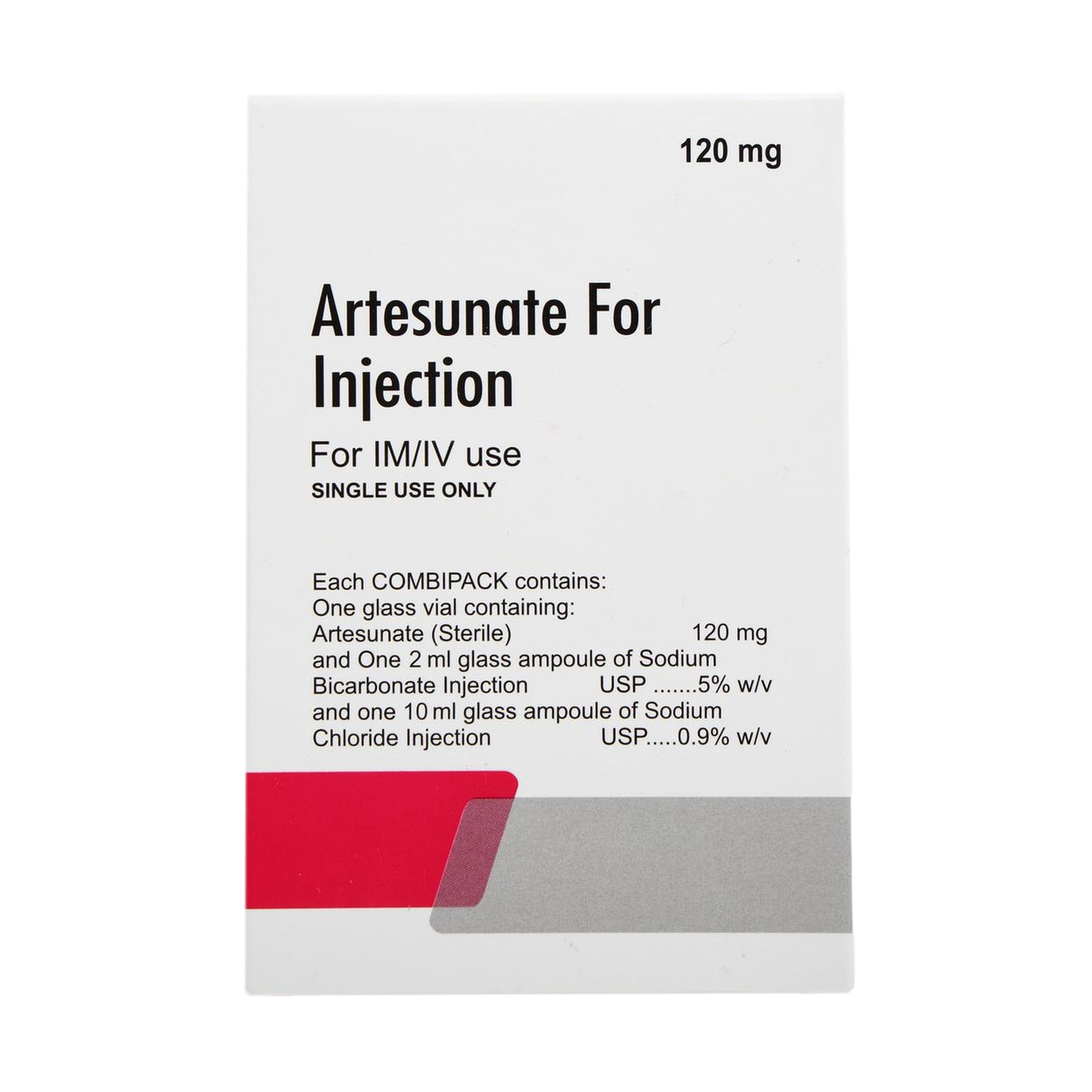 Image of Combipack of Artesunate for Injection 120mg
